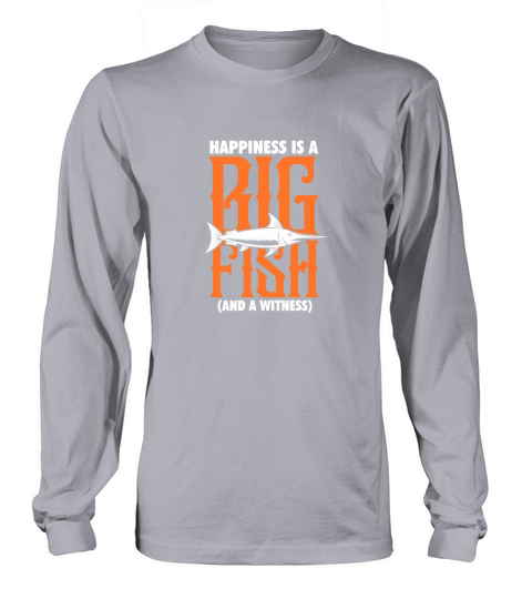 Happiness Is A Big Fish (And A Witness) Women's Long Sleeve