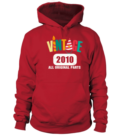 Vintage 2010 All Original Parts Women's Hoodie
