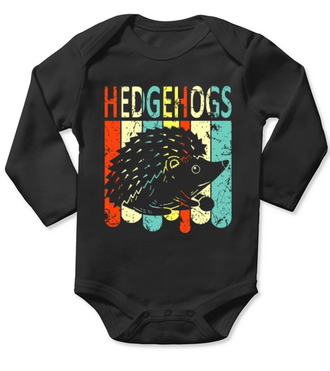 Hedgehog Long Sleeve Baby One-Piece