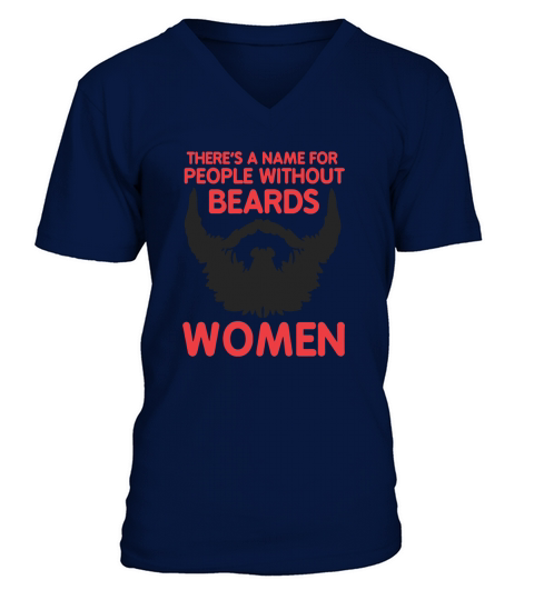 There is A Name for People Without Beards V-Neck T-shirt