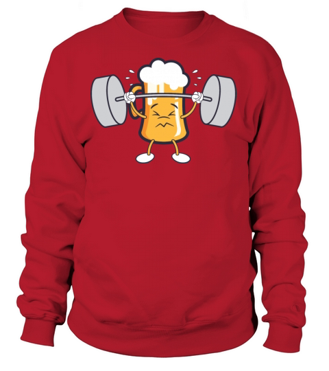 Drinking Party Funny Craft Beer Lifting Design Women's Sweatshirt