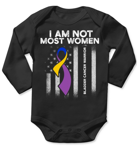 Bladder Cancer Survivor Most Women Warrior Fight Long Sleeve Baby One-Piece