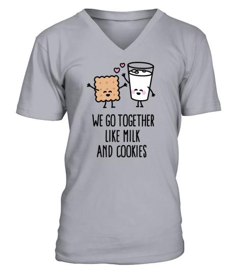 We go together like milk and cookies Men's V-Neck T-shirt