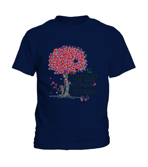 Tree happiness is being a Glamma t-shirt Kids T-Shirt