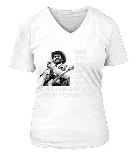 Great Shirts For Merle Haggard Fans V-neck T-Shirt Woman