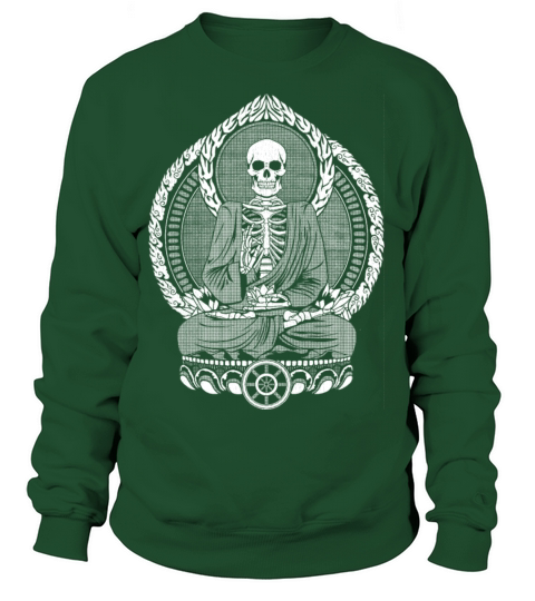Starving Buddha Skeleton Women's Sweatshirt