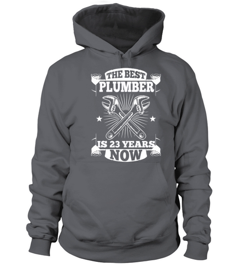 23th Birthday Present Plumber 23 Years Gift Women's Hoodie