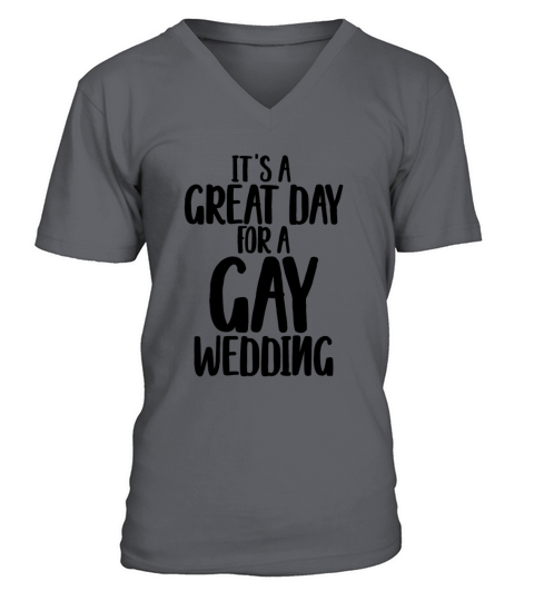 GAY WEDDING Men's V-Neck T-shirt