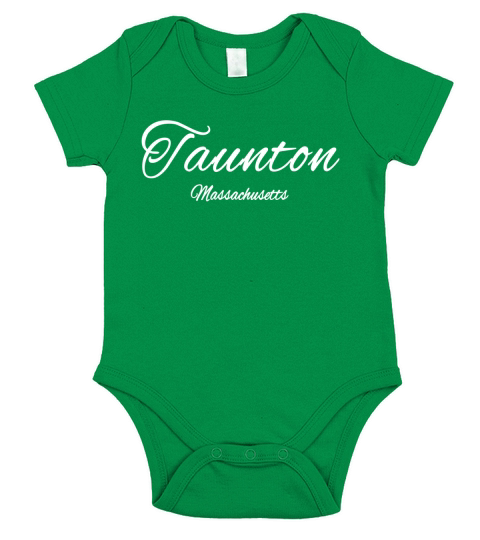 Massachusetts Taunton Us State Short Sleeve Baby One-Piece