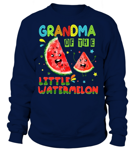 Funny Birthday Family T Shirt Grandma Watermelon Women's Sweatshirt