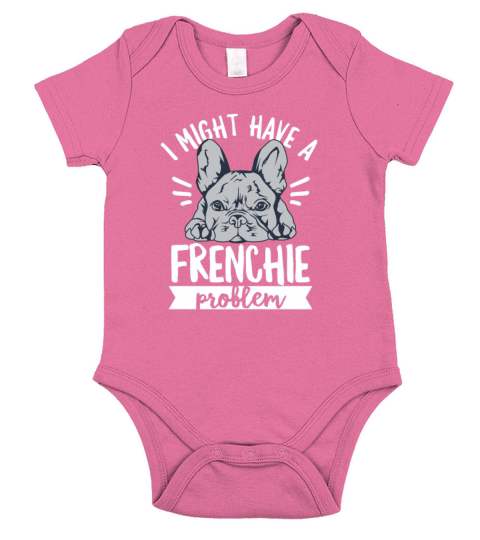 Frenchie Quote for a French Bulldog Owner Short Sleeve Baby One-Piece