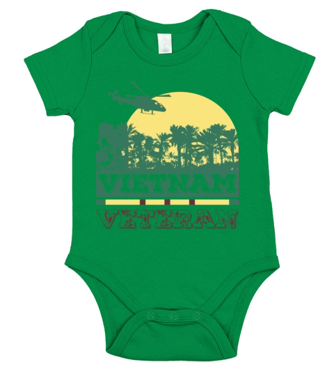 Veterans T-shirt - Vietnam veteran Short Sleeve Baby One-Piece