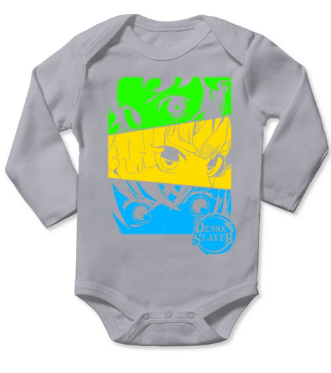 Kimetsu No Yaiba Demon Slayer Tanjiro Zenitsu Long Sleeve Baby One-Piece