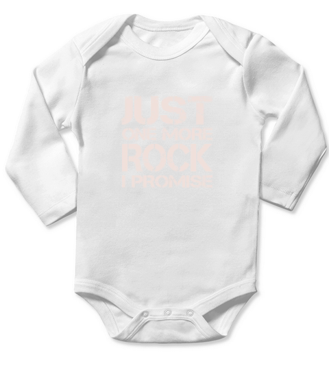 Rock Collecting Funny Geology Mineral Rockhound Long Sleeve Baby One-Piece
