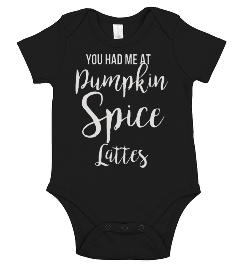 Pumpkin Spice Lattes Short Sleeve Baby One-Piece
