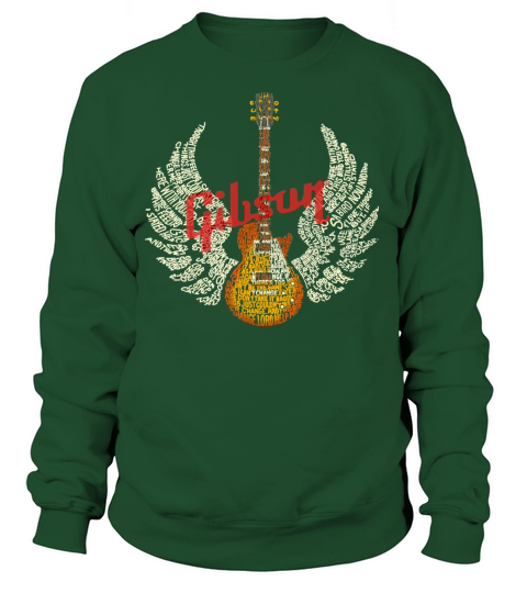 Les Paul Gibson Guitar Vintage Retro Logo Women's Sweatshirt