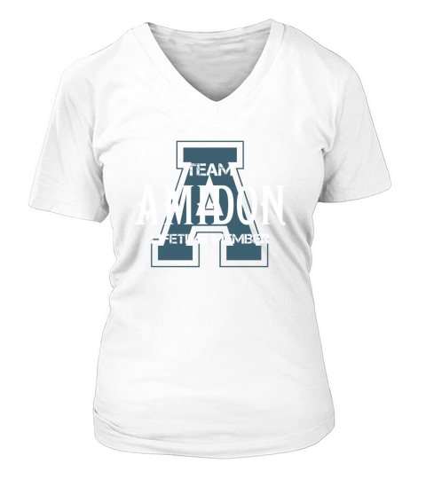 AMIDON Shirts - Team AMIDON Lifetime Member Name Shirts V-neck T-Shirt Woman