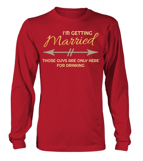 Bachelor Bachelorette Marriage Bride Groom Party Women's Long Sleeve