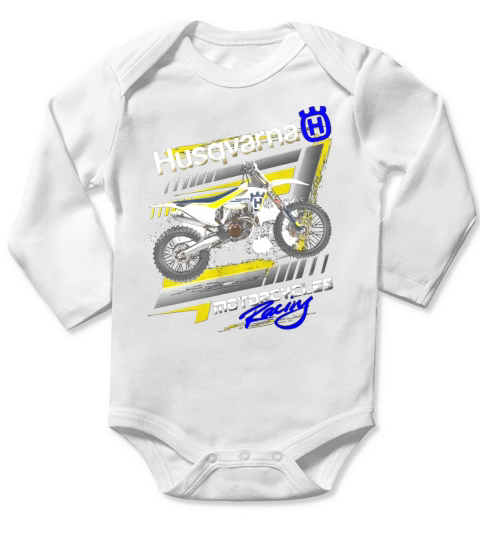 HUSQVARNA RACING - Sweat Shirt Long Sleeve Baby One-Piece