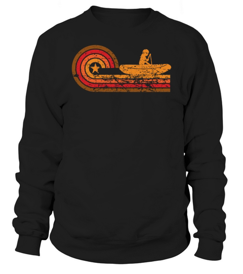 Retro Style White Water Rafting Vintage Sweatshirt Unisex