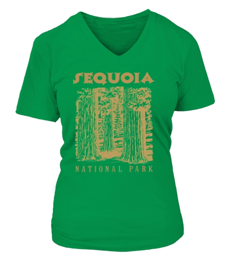 Sequoia National Park Womens T-Shirts LIMTED EDITION V-neck T-Shirt Woman