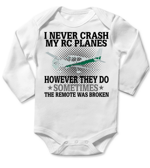 Model Building Long Sleeve Baby One-Piece