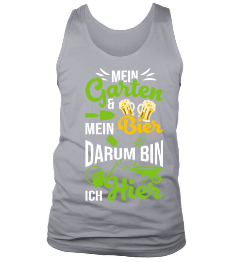 Garden and Beer Hobby Gardener Gift Men's Tank Top