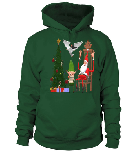 Weihnachten und Nikolaus Design Men's Hoodie