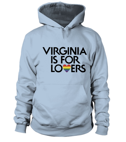 Virginia is for Lovers LGBT PRIDE Women's Hoodie