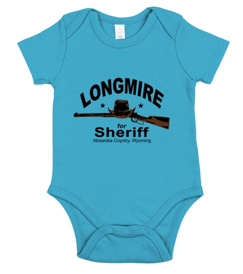 longmire for sheriff police t shirts Short Sleeve Baby One-Piece