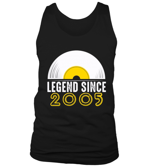 Birthday Present Legend Since 2005 Record Gift Men's Tank Top