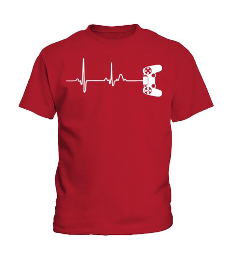 Gamer Heartbeat Kids T-Shirt