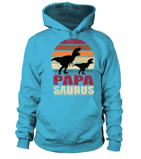 Papasurus Rex Dinosaur Family Dino Father Papa Men's Hoodie