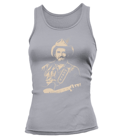 Merle Haggard  Round Neck Tank top Woman