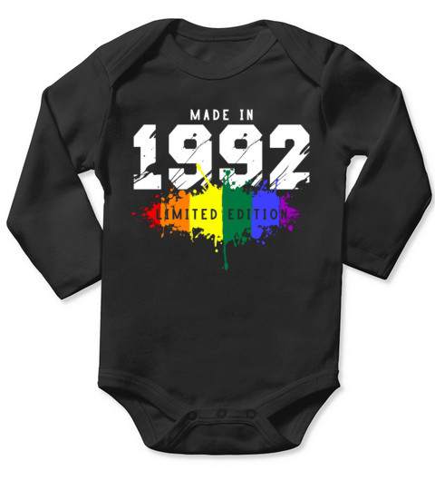 1992 Birthday Gay LGBT Long Sleeve Baby One-Piece