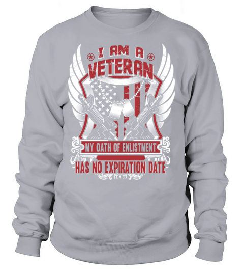 Army Veteran Oath of enlistment has no expiration Women's Sweatshirt