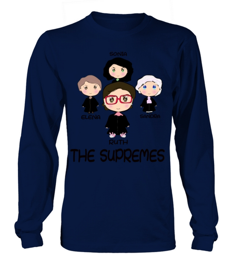 The Woman Supreme Court Justices RBG cute Design Women's Long Sleeve