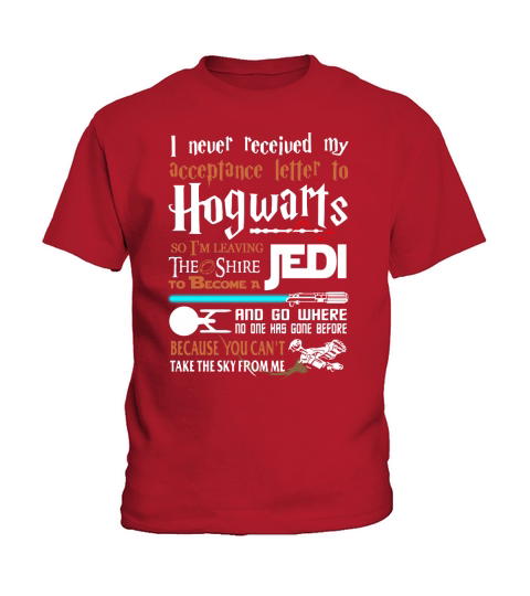 I Never Received My Acceptance Letter To Hogwarts T-Shirt - Ladies V-Neck Kids T-Shirt