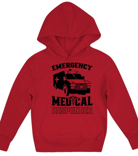 Emergency Medical Responder EMR Kids Hoodie