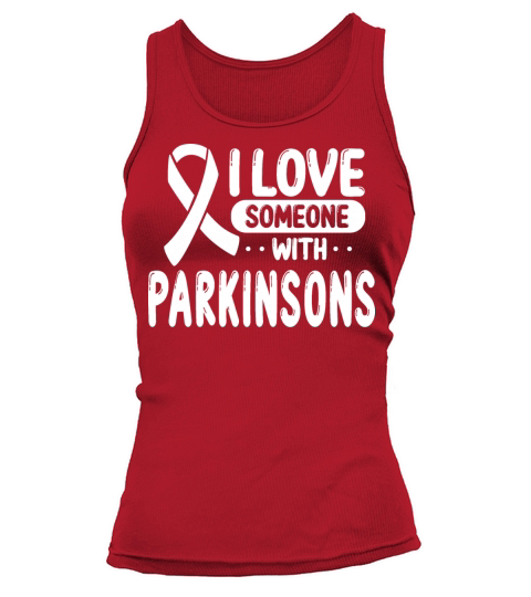 Parkinson Awareness I love White Ribbon Women's Tank Top