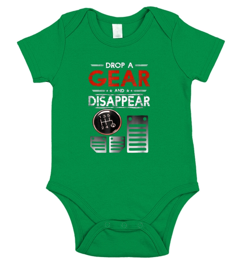 Car Guys Drop A Gear And Disappear Gift Short Sleeve Baby One-Piece