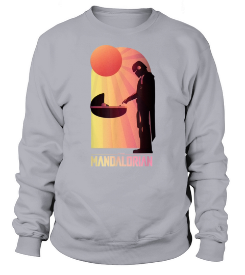Star Wars The Mandalorian The Child Sunset Meeting Men's Sweatshirt