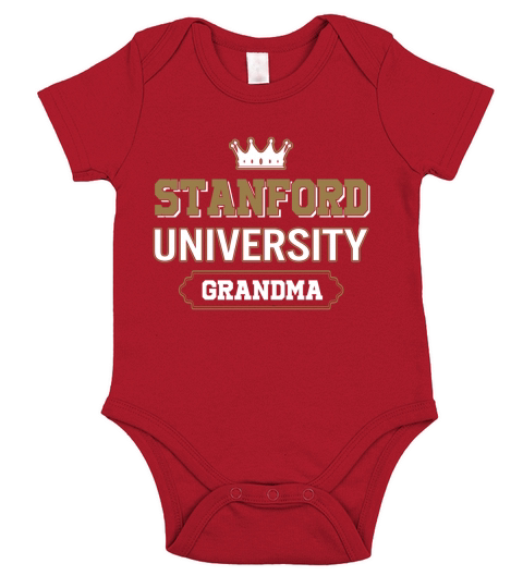 Stanford University Grandma Great Gift For Grandparents Short Sleeve Baby One-Piece
