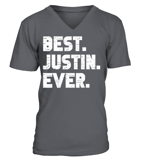 Best Justin Ever Popular Birth Names Justin V-Neck T-shirt