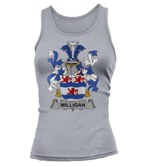 Milligan Family Crest Irish Family Crests II Tank top Woman