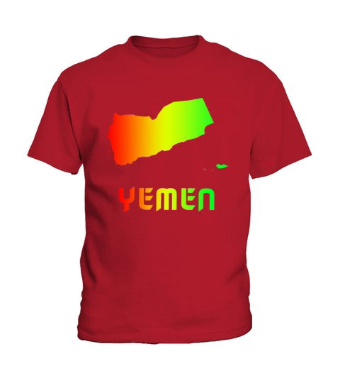 Yemen Rainbow Maps Design Gift Kids T-Shirt