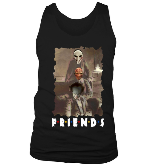 Friends Horror Movie Creepy Halloween Tshirt Men's Tank Top
