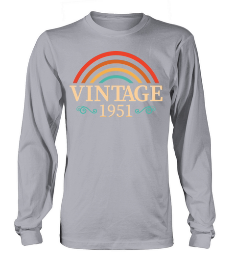 Vintage 1951 70th Birthday Est 1951 Women's Long Sleeve