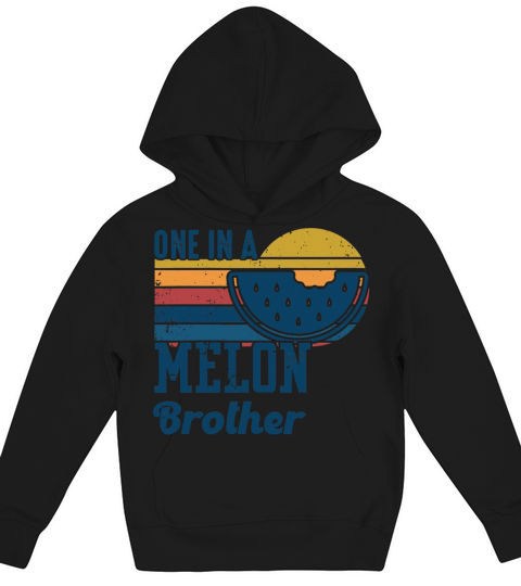 Family summer Watermelon Vintage One In A Melon Kids Hoodie