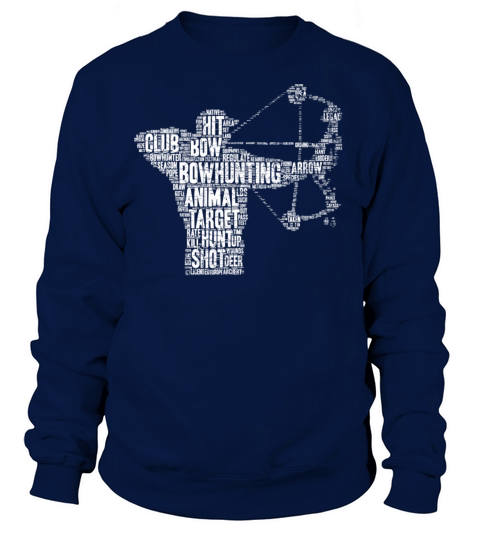 Bow Hunting Words Women's Sweatshirt